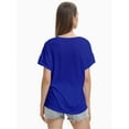 thumbnail image 3 of Women's Short Sleeve V-Neck T-Shirt - Casual Summer Tee Top - Soft Lightweight Fit - Cute Basic Tops, 3 of 6