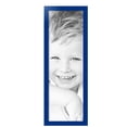 thumbnail image 2 of ArtToFrames 11" x 34" Blue Picture Frame, 11x34 inch Blue MDF Poster Frame (WOM-4118), 4 Pack, 2 of 7