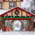 thumbnail image 3 of HUANBAI Snowman Garage Door Banner Merry Garage Door Hanging, 3 of 3