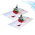 thumbnail image 3 of HEALEEP 2pcs Warm Greeting Cards Multi Colored Paper Wish Writing for Anniversary, 3 of 8