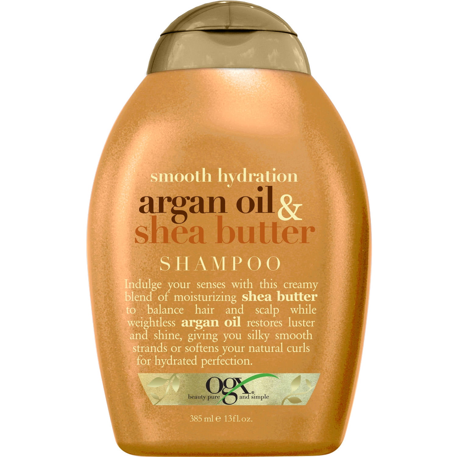 OGX Smooth Hydration Argan Oil & Shea Butter Shampoo, 13 Oz