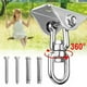 thumbnail image 4 of Hamaca 360 para silla colgante, montaje en techo, ganchos giratorios accionados por resorte, kit de herrajes esquí esquí Gafas de esquí, 4 of 5