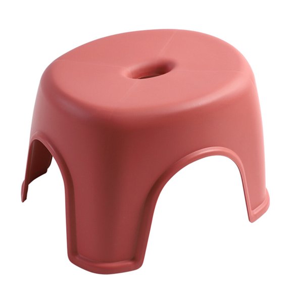 LOLIPPYY 1Pc Multi Color Anti Skid Home Stool Small Low Footstool for Bathroom and Living Room