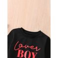 thumbnail image 4 of Mialoley Kid Garçons Chemise Manches Longues Col Rond Lettres Street Party Décontracté Automne en Vrac Printemps Pulls, 4 of 8