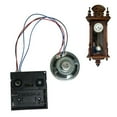thumbnail image 2 of T-HOTLYST Elegant Chimes Hanging Clock Access, Clear Sound Speakers, Precise Quartzs Movement for Decoration Enthusiasts, 2 of 9