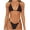 Black, variant on Bikini Sets for Women Halter V Neck Triangle Swimsuits Solid Color Swim Suits for Wome,Hot Pink,M