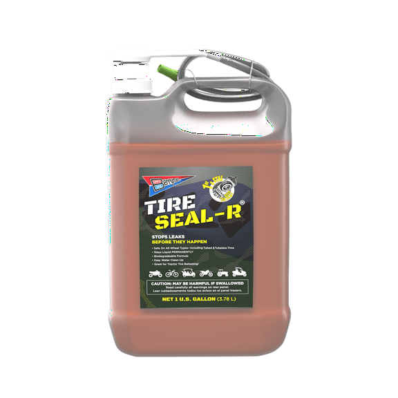 Berryman Products Tire Seal-R Sealant for All Vehicle Types - 1 Gallon with Pump