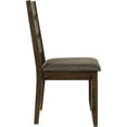 thumbnail image 4 of 2 Knotty Nutmeg & Grey Ladderback Dining Chairs - Rustic Appeal For Area Hardwood Construction And Cozy Seat Pad Chair Of Elegance Kitchen Strong Relaxing Cushion, 4 of 6