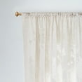 thumbnail image 6 of NICETOWN Lace Sheer Curtain for Livingroom 2 Panels Rod Pocket Butterflies Among Flowers Semi-Sheer Farmhouse Window Treatment Drapes, 52"x96", Linen, 6 of 7