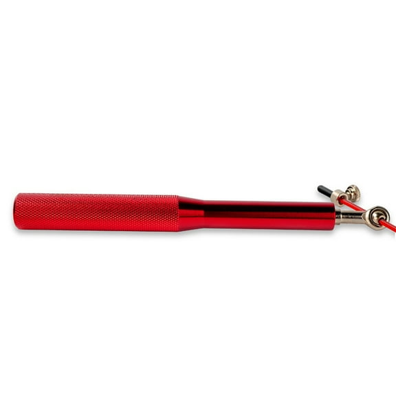 COOPHYA Red Aluminium Handle Steel Jump Rope 1Pcs For Cross Fit And Boxing 11.8x7.9x1.2in