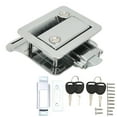 thumbnail image 3 of Travel Trailer Entry Door Lock, High Security Double Opening RV Door Latch Built In Deadbolt  For  Truck, 3 of 8