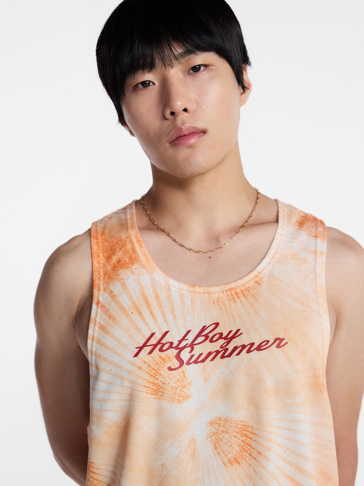 Hot Boy Summer by Megan Thee Stallion Men’s Racerback Mesh Tank Top, Sizes S-3XL