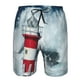 thumbnail image 3 of Fotbe Circular Lighthouse Trajes de Baño Estampados para Hombre, Shorts de Verano de Secado Rápido, Ropa de Playa, Bañadores-Large, 3 of 6