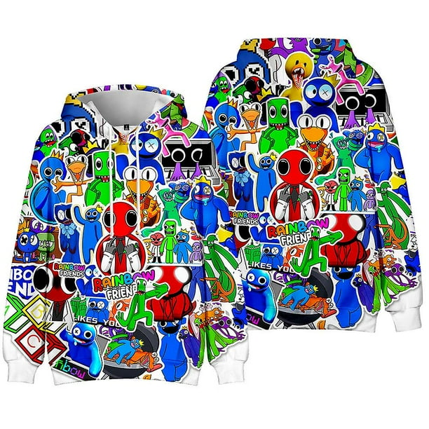 Brawl Stars Sudadera Con Capucha Infantil Friends Estampado 3D - Main Image