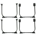 thumbnail image 3 of 4 Pcs Pieds de Table en Forme de U Pieds de Table en Métal pour Table Basse Lits Tables Tables Ordinateur Portable, 3 of 8