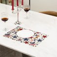 thumbnail image 4 of Mantel individual de poliéster resistente al calor con diseño de estrella del 4 de julio, con temática de bandera patriótica estadounidense, ideal para cocina y comedor., 4 of 5