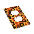 thumbnail image 3 of Kll Halloween Banner Symbols Wall Plate,Gloss Finish,Standard Size 1 - 5" X 3", Polycarbonate Thermoplastic,Electric Receptacle Plug Covers, 3 of 8