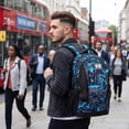 thumbnail image 5 of Back To School Backpack Large Capacity Travel Backpack Multi-Layer Storage Laptop Bag For Business Travel, 5 of 9