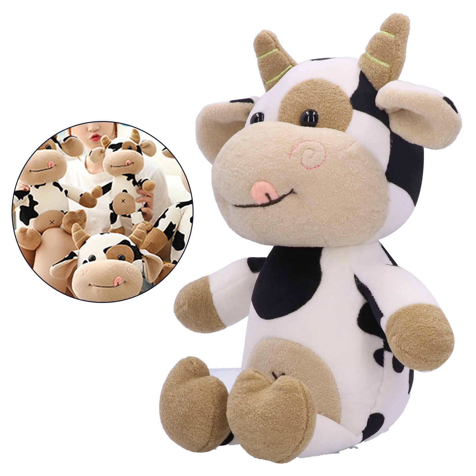 Khall Cow Toy,Cow Stuffed Plush Toy Cute Animal Cartoon Cattle Calf Doll Toy  for Kids Birthday Gift,Cow Plush Toy | Walmart Canada