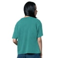 thumbnail image 2 of Women's Starter Heather Aqua Miami Dolphins Oversized Hall of Fame T-Shirt, 2 of 2