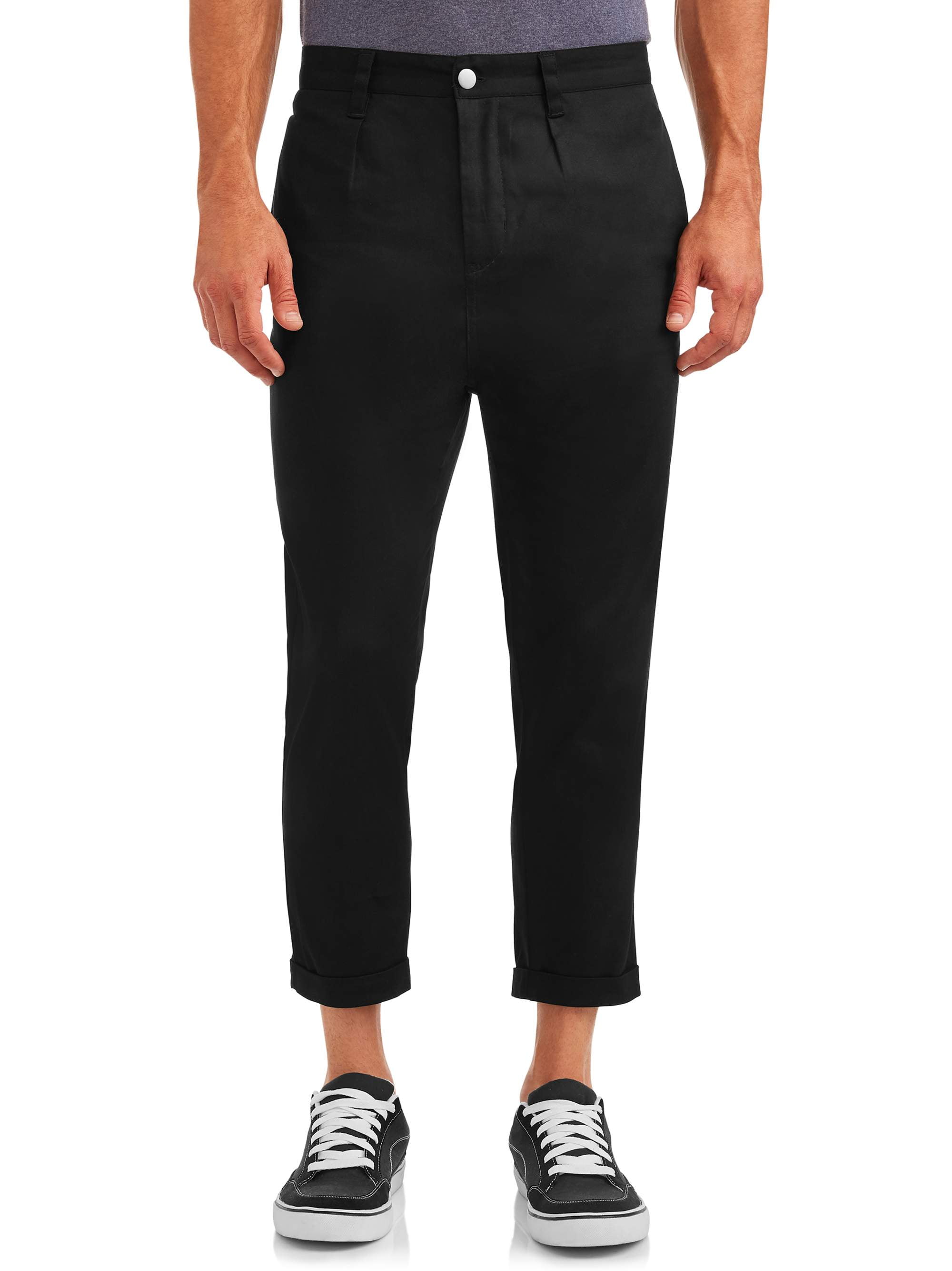 Elwood Men's Cropped Cuffed Twill Pants 