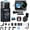 Standard Kit with 64GB Card, variant on AKASO Brave 7 LE 4K30FPS 20MP WiFi Action Camera with Touch Screen EIS 2.0 Zoom Remote Control 131 Feet Underwater Camera Support External Microphone Vlog Camera