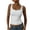 White, variant on Women's Seamless Comfort Bras Square Neck Wireless Bralette Solid Color Soft Breathable Everyday Wear Light Support Sleep Bra