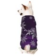 thumbnail image 1 of Fotbe Snowflake Gradient Purple Sudadera con Estampado para Perros Pequeños – Suéter con Capucha para Mascotas, Tela Suave de Forro Polar con Bolsillo-XX-Large, 1 of 7