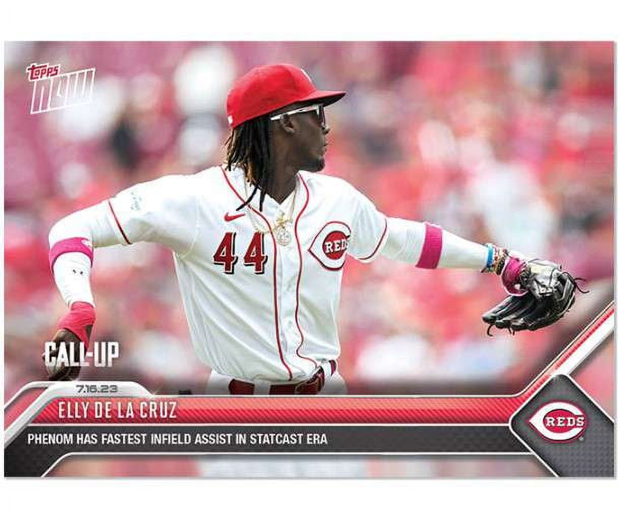 MLB 2023 Topps Now Elly De La Cruz #400 (Rookie Card, Call Up, 1st