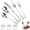 Silver, variant on 20 Piece Vintage Silverware Set, Stainless Steel Retro Royal Flatware Cutlery Set for 5 with Carved Thick Handles, Tableware Utensils for Home,Party,Restaurant,Wedding,Dishwasher Safe(Silver)