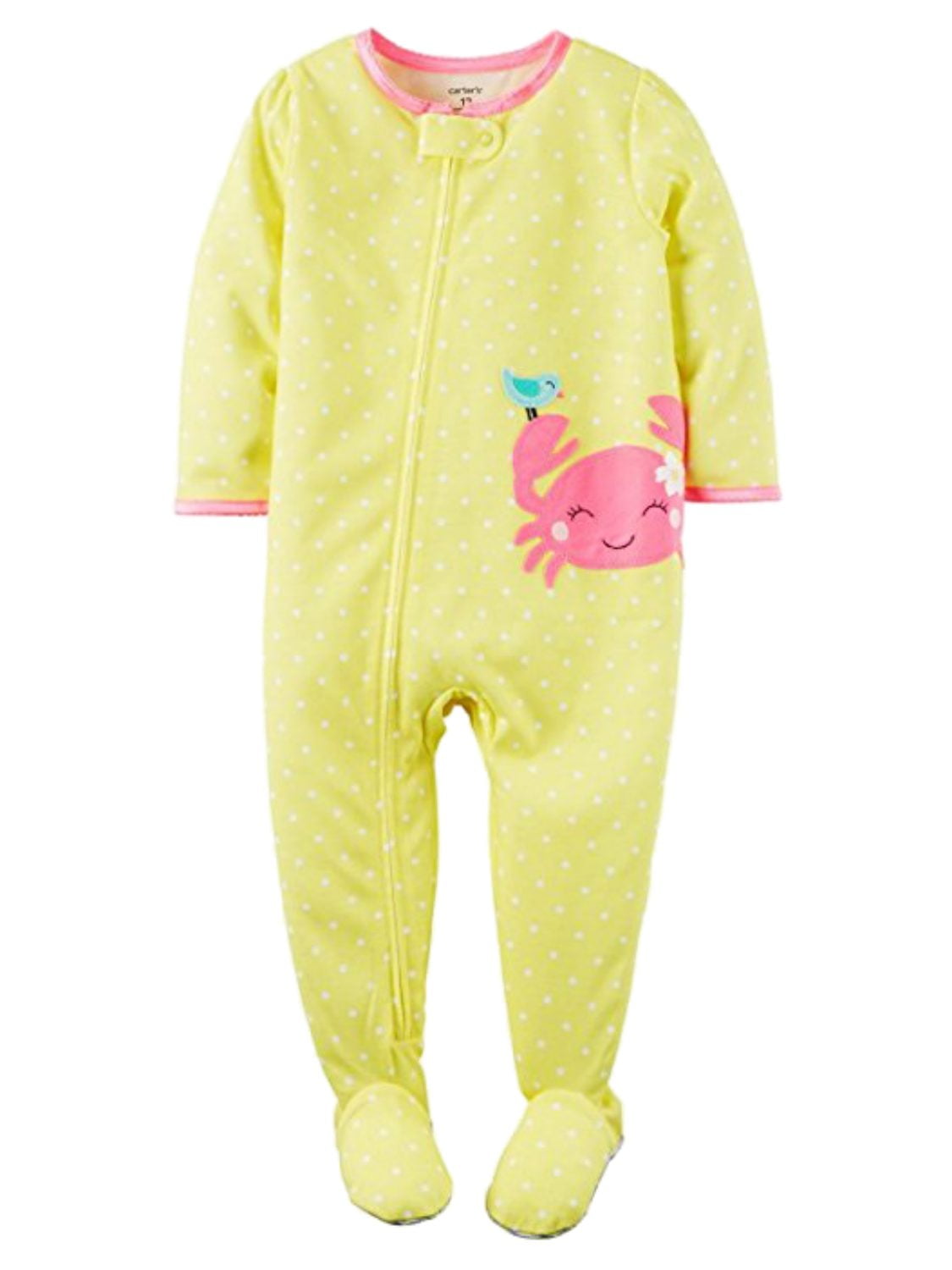 Infant /& Toddler Girls Mint Fleece Owl Sleeper Footie Pajama Sleep /& Play