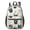 French Bulldog and, variant on Corgi and Bone Beige Pattern 17" School Backpacks for Teens,Waterproof Oxford Fabric,S-Shape Padded Straps for School,Travel,Hiking,Camping
