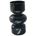 thumbnail image 1 of Glass Vase Hydroponic Vase Simple Flower Arrangement Table Flower Pot Decorative Small Black, 1 of 9