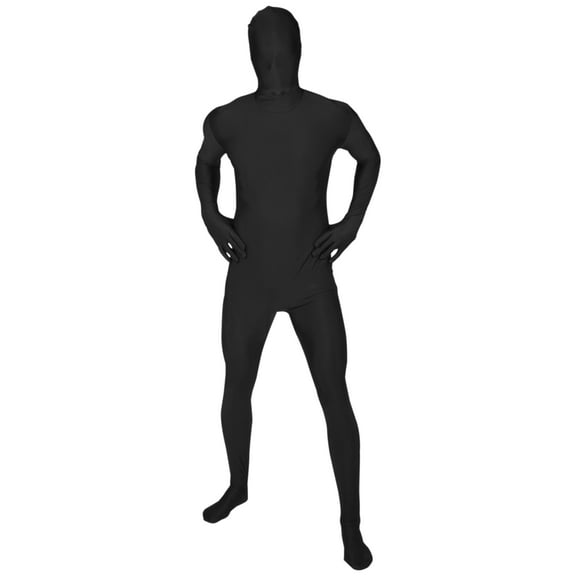 Morphsuits Black Morphsuit Mens Womens Skinsuit Zentai Suit Fancy Dress Costume Halloween Black 2XL