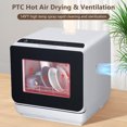 thumbnail image 3 of Garvee Portable Dishwashers Countertop with 5L Built-in Water Tank,5 Washing Programs, PTC Hot Air Drying & Inlet Hose, 360° Dual Spray Arm, Mini Dish Washer for Dorm,Apartments, 3 of 7