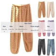 thumbnail image 6 of Diufon Fleece Sleep Pants for Women Elastic Waist Fall Winter Thickened Warm Pajama Pants Plush Cozy Homewear Bottoms, 6 of 8