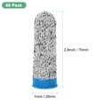 thumbnail image 3 of Uxcell 60-Pack Protectores de Dedos para Cortar, Guantes de Punta de Dedo de Fibra HPPE para Escultura/Cocina [Azul Grisáceo], 3 of 7