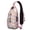 Sweet Treats an, variant on Vibrant Paisley Crossbody Backpack – Bohemian Vintage Sling Bag, Lightweight Travel Daypack with Adjustable Strap & Multiple Compartments