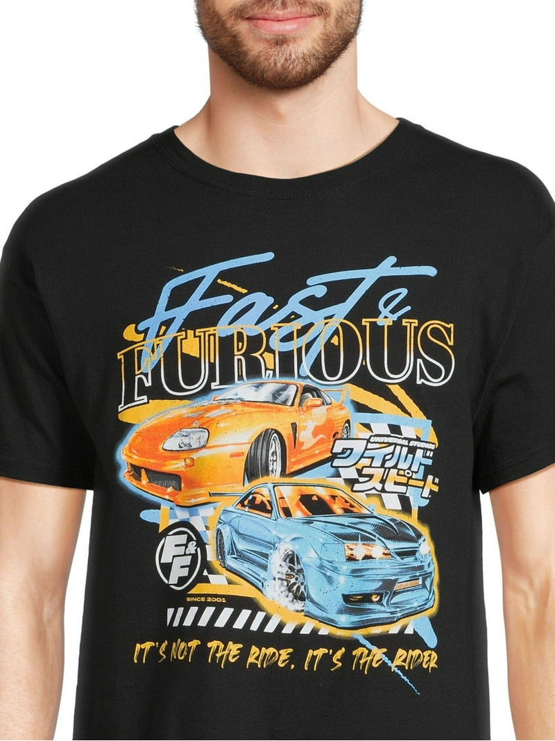 Fast & Furious Men's and Big Men's Graphic Tee Shirt, Sizes S