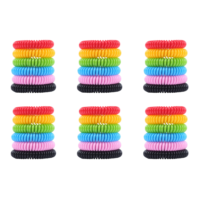 Bracelets repelentes 10 Pack Mosquito Mosquito Mosquito pulsera para niños Adultos