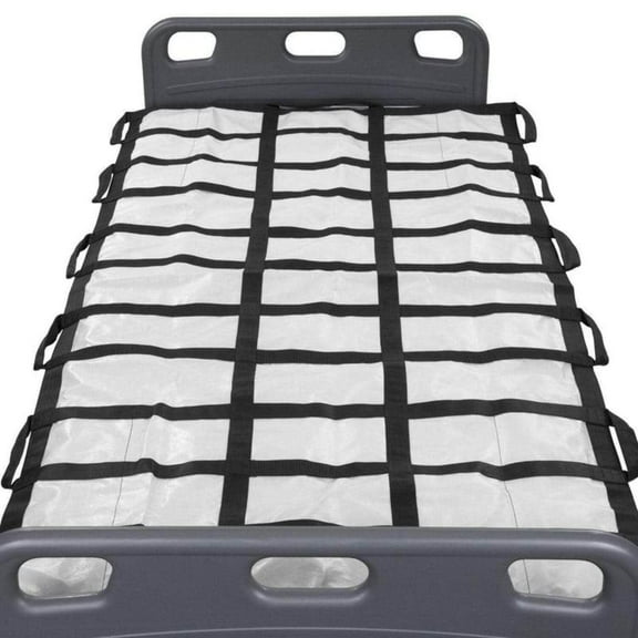 Vive Transfer Blanket with Handles 38.5” x 77” - Bed Positioning Pad, Straps - Reusable, Washable Patient Lifting Device Body Lift, Turning, Sliding Moving