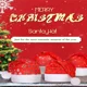 thumbnail image 5 of 12 Gorros D Santa Claus Navideños Estampado Metálico Navidad, 5 of 7