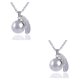 thumbnail image 1 of Guardurnaity Colgante Collar Gargantilla Cuello Cadena Joyería Presente Cadena de metal plateado Type2 NO2, 1 of 6