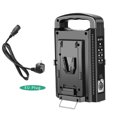 thumbnail image 1 of BP-2CH 2-Channel Dual Camcorder Battery Charger for V-Mount Battery For Any V-Mount Brick (Battery ) 1 Set EU Plug, 1 of 6