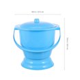 thumbnail image 4 of Pote de cámara plástica Ligero adulto para adultos Botella de urinario Spittoon con tapa, 4 of 8