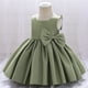 thumbnail image 1 of Vestido de princesa para niños Vestido de bebé de un año Vestido de niña con lazo para banquete de cumpleaños Vestido de actuación, 1 of 6