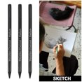 thumbnail image 1 of OULII 3Pcs Sketching Pencils Set Professional Artist Drawing Supplies for Smooth Blending, 1 of 7