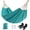 Turquoise, variant on PETGLE Double Hammock, 98.4 x 59.1 Inches, 660 lb Load Capacity, with Compression Bag, Mounting Straps, Carabiners, for Terrace, Balcony, Garden, Outdoor, Camping, Beige UGDC15M