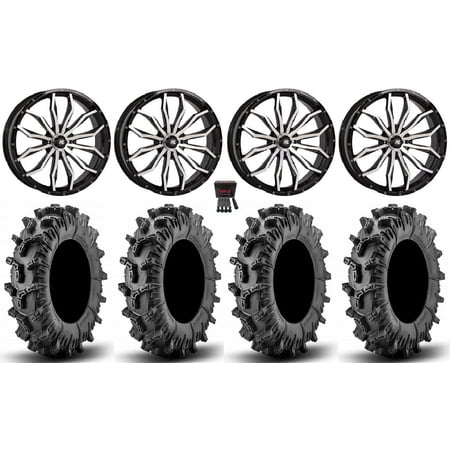 High Lifter HL21 24 Wheels Machined 38 Terminator Max Tires Can-Am Maverick X3 / Honda Pioneer 1000 / Talon