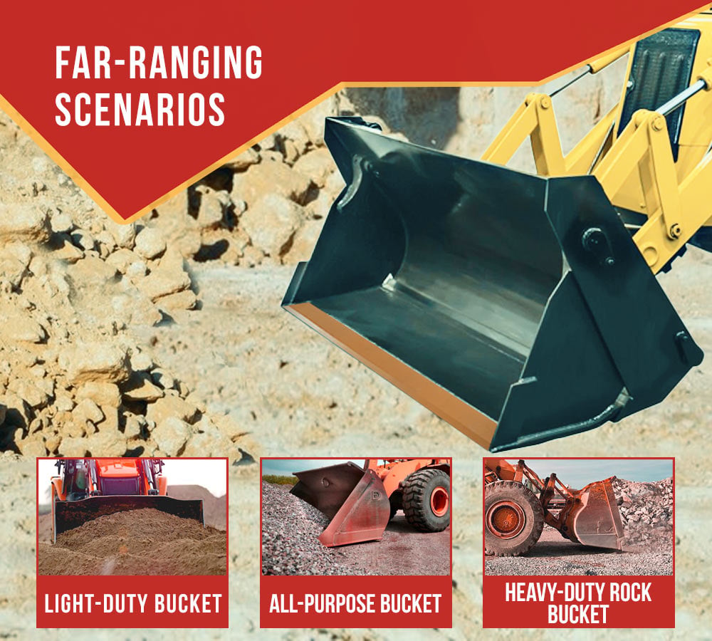 thumbnail image 4 of 72"x6"x3/4" Bucket Cutting Edge for Skid Steer & Loader - Weld-on & Bolt-on Yellow Painted 30Mn Steel Skid Steer Cutting Edge Blade for Loader & Excavator, 4 of 9